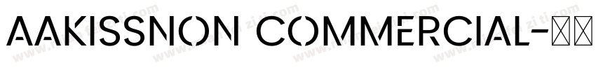 AaKISSNon Commercial字体转换